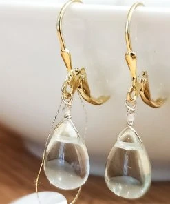 Indígena Ohrringe - Fluorittropfen 2-5 Schmuck