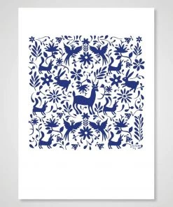 Kakadu Poster A2 Otomi Waldtiere Blau
