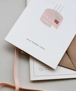 Kartotek Geburtstagskarte - Sweet Birthday Wishes