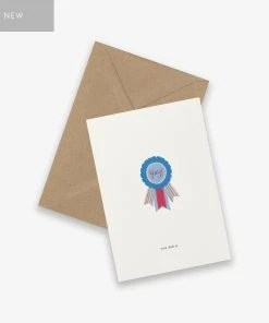 Kartotek Glückwunschkarte - You Did It! Rosette