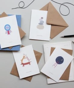 Kartotek Glückwunschkarte - You Did It! Rosette