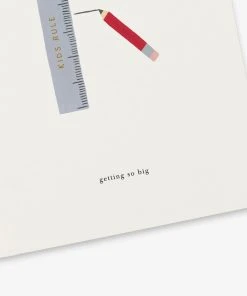 Kartotek Glückwunsch Und Grußkarten Grußkarte - Getting So Big - Lineal