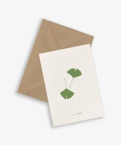 Kartotek Glückwunsch Und Grußkarten Grußkarte Gingko