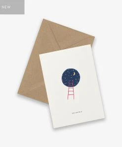 Kartotek Grußkarte - Himmelsleiter - You Can Do It! Glückwunsch Und Grußkarten