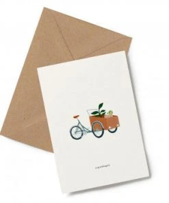 Kartotek Grußkarte - Lastenrad - Copenhagen Glückwunsch Und Grußkarten