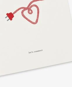 Kartotek Grußkarte Let's Connect - Power Cord