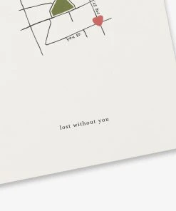 Kartotek Grußkarte Love Map Glückwunsch Und Grußkarten