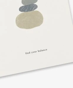 Kartotek Grußkarte Rock Balance