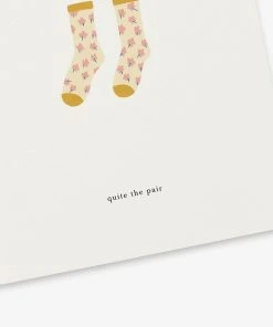 Kartotek Glückwunsch Und Grußkarten Grußkarte - Socken -quite The Pair!