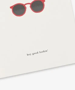 Kartotek Glückwunsch Und Grußkarten Grußkarte Sonnenbrille - Hey Good Lookin
