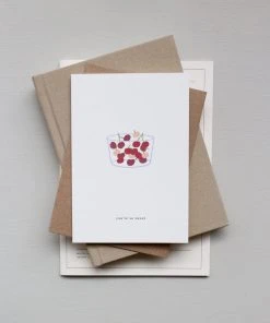 Kartotek Grußkarte - You're So Sweet! Kirschen Im Umschlag Glückwunsch Und Grußkarten