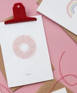 Kartotek Glückwunsch Und Grußkarten Oh You! - Grußkarte Mit Donut