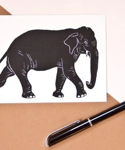 Katja Rub Grußkarte Elefant