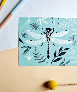 Katja Rub Glückwunsch Und Grußkarten Grußkarte Libelle