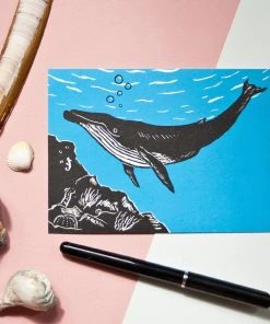 Katja Rub Grußkarte Walfisch Kinder