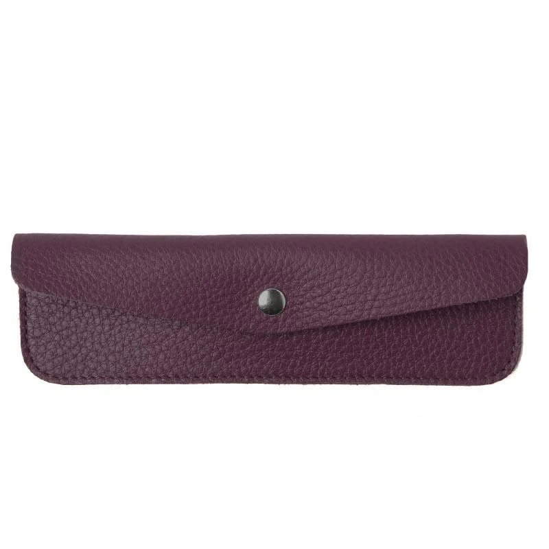 Keecie Stifteetui Pen Pal Aus Leder In Aubergine Mit Siebdruck Auf Der Innenseite Bürobedarf 3 Keecie Stifteetui Pen Pal Aus Leder In Aubergine Mit Siebdruck Auf Der Innenseite Bürobedarf