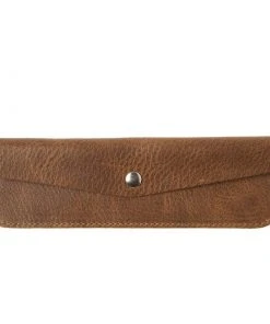 Keecie Stifteetui Pen Pal Aus Leder In Braun Mit Siebdruck Auf Der Innenseite Bürobedarf