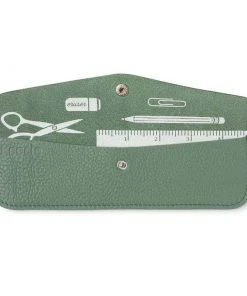 Keecie Bürobedarf Stifteetui Pen Pal Aus Leder In Fortune Forest Mit Siebdruck Auf Der Innenseite