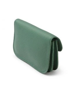 Keecie Geldbörsen Cat Chase Wallet - Grün - Ledergeldbörse Mit Siebdruck Katzen