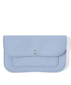 Keecie Cat Chase Wallet - Lavendel Ledergeldbörse Mit Siebdruck Katzen