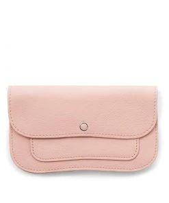 Keecie Cat Chase Wallet - Rosa Ledergeldbörse Mit Siebdruck Katzen Geldbörsen