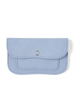 Keecie Cat Chase Wallet Small - Lavender Ledergeldbörse Mit Siebdruck Katzen