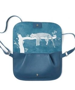 Keecie Faded Blue - Blaue Handtasche Aus Leder - Lazy Boy