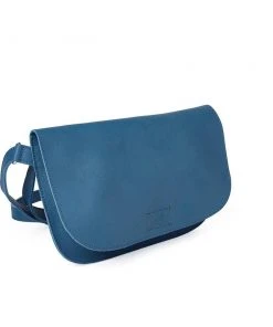 Keecie Faded Blue - Blaue Handtasche Aus Leder - Lazy Boy