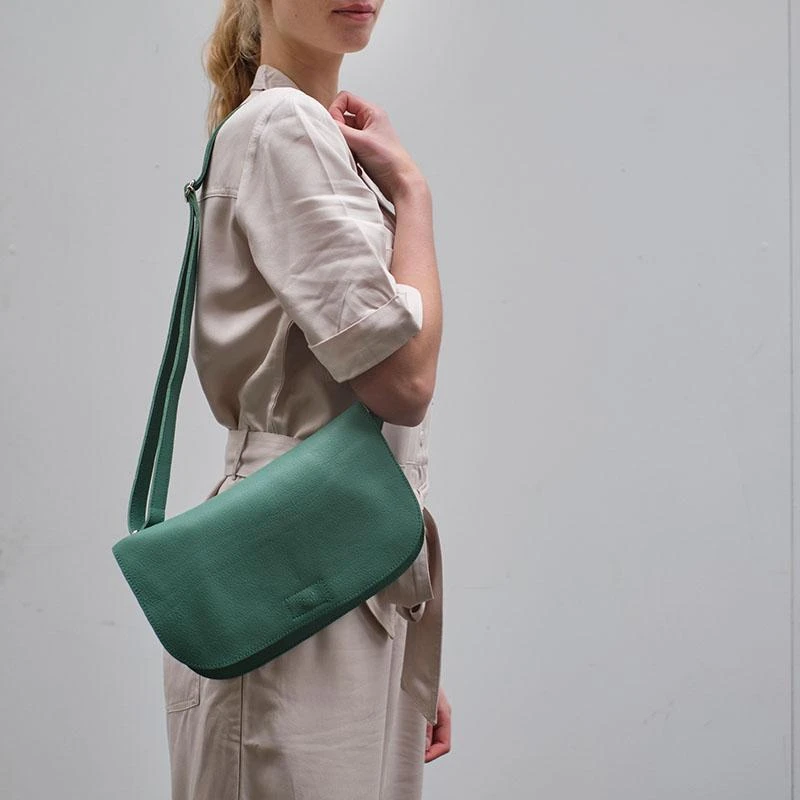 Keecie Taschen Grüne Handtasche Aus Leder - Lazy Boy 4 Keecie Taschen Grüne Handtasche Aus Leder - Lazy Boy