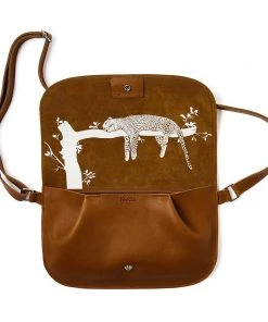 Keecie Taschen Handtasche Aus Leder - Lazy Boy - Cognac