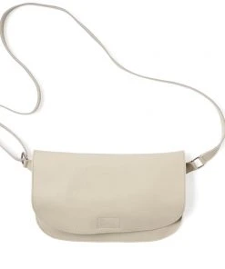 Keecie Handtasche Aus Leder - Lazy Boy - Zement Taschen