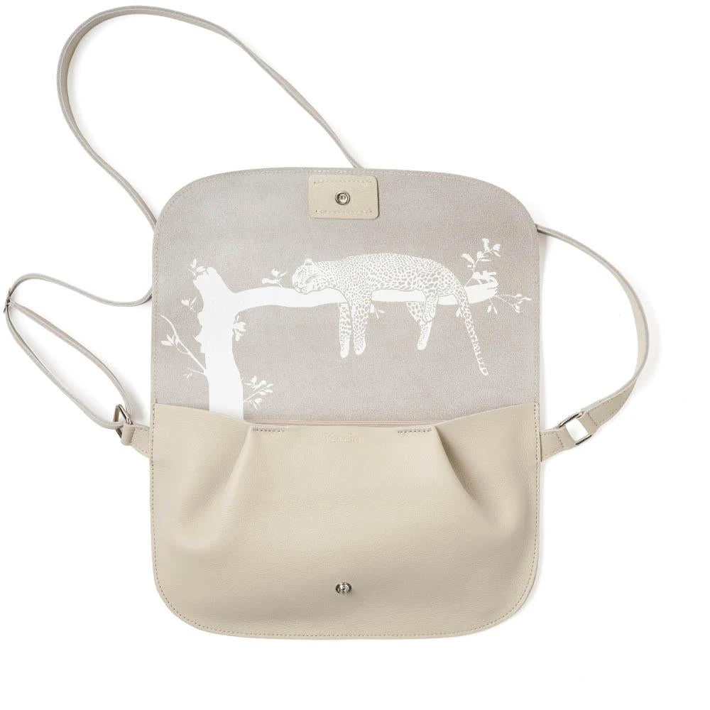 Keecie Handtasche Aus Leder - Lazy Boy - Zement Taschen Keecie Handtasche Aus Leder - Lazy Boy - Zement Taschen