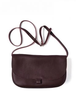 Keecie Lederhandtasche Wish Tree - Aubergine