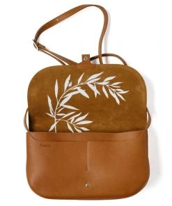 Keecie Lederhandtasche Wish Tree - Cognac