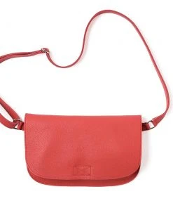 Keecie Taschen Rote Handtasche Aus Leder - Lazy Boy