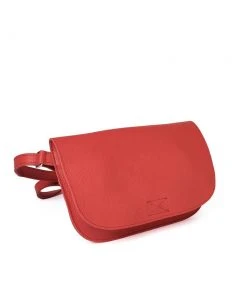Keecie Taschen Rote Handtasche Aus Leder - Lazy Boy