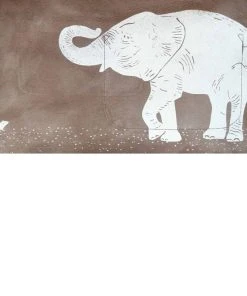 Keecie Taschen Handtasche / Laptoptasche Elephant Joke In Aubergine