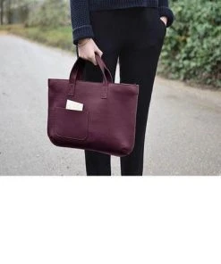 Keecie Taschen Handtasche / Laptoptasche Elephant Joke In Aubergine