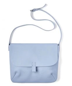 Keecie Messenger Bag Aus Leder Lavender "Back Yard"