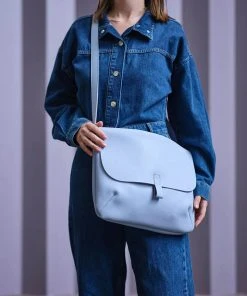 Keecie Messenger Bag Aus Leder Lavender