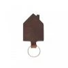 Keecie Schlüsselanhänger Haus Dunkelbraun