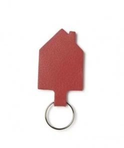 Keecie Schlüsselanhänger Haus Korallenrot