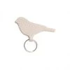 Keecie Schlüsselanhänger Vogel Cement Grau