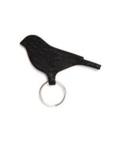 Keecie Schlüsselanhänger Vogel Schwarz
