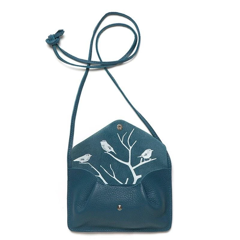 Keecie Backing Vocals Kleine Ledertasche Faded Blue Taschen Keecie Backing Vocals Kleine Ledertasche Faded Blue Taschen