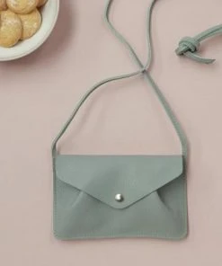 Keecie Backing Vocals Kleine Ledertasche Hellblau / Mint 5 Keecie Backing Vocals Kleine Ledertasche Hellblau / Mint