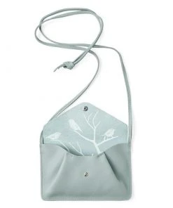 Keecie Backing Vocals Kleine Ledertasche Hellblau / Mint 4 Keecie Backing Vocals Kleine Ledertasche Hellblau / Mint