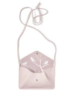 Keecie Taschen Backing Vocals Kleine Ledertasche Puderrosa