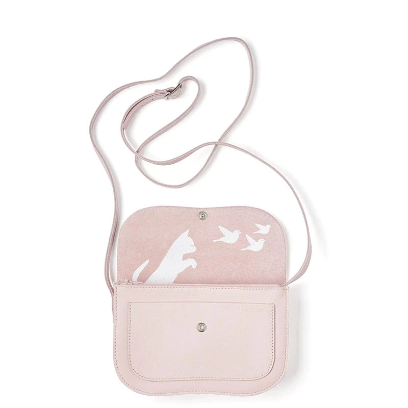 Keecie Cat Chase Kleine Ledertasche Puderrosa Keecie Cat Chase Kleine Ledertasche Puderrosa