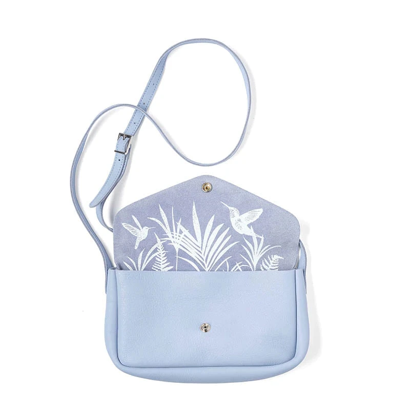 Keecie Taschen Kleine Ledertasche Lavender Mit Siebdruck Auf Der Innenseite - Humming Along Bag 4 Keecie Taschen Kleine Ledertasche Lavender Mit Siebdruck Auf Der Innenseite - Humming Along Bag